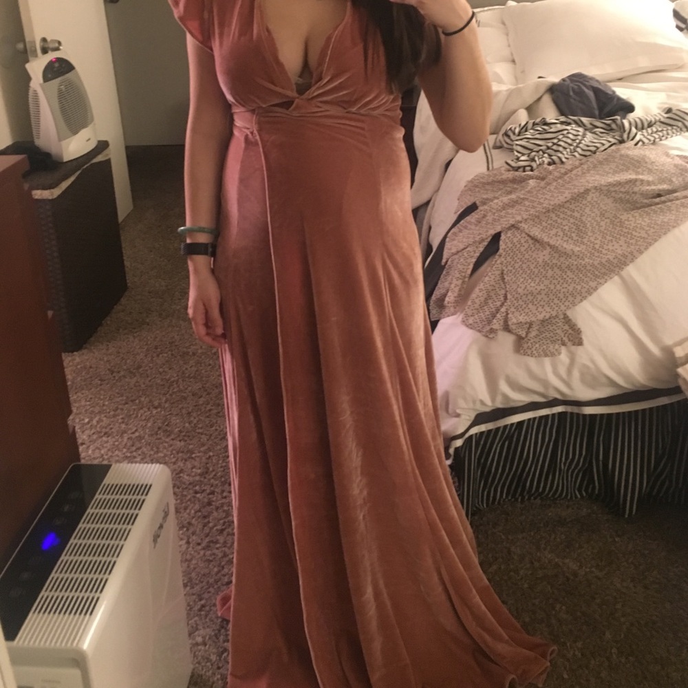 Tularosa Velour wrap dress - Picture 6 of 6